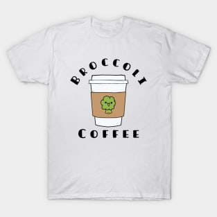 broccoli coffee Funny shirt T-Shirt